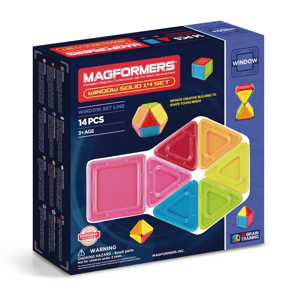 Магнитный конструктор MAGFORMERS 714005 Window Solid 14 set <br>