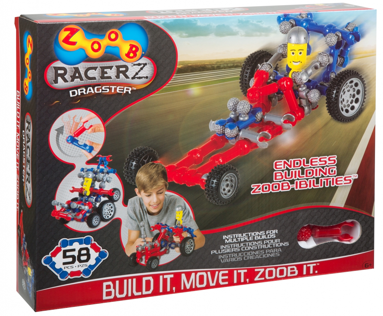 Конструктор ZOOB 12054 Dragster <br>