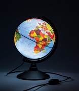 Интерактивный глобус GLOBEN INT12100302 физико-политический рельефный с подсветкой 210 мм с очками VR